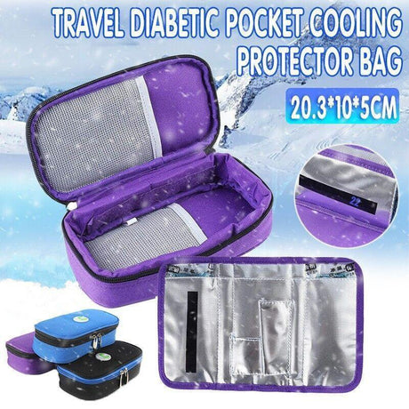 Portable Medication Cooler Bag 3Colours 1PCS