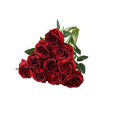 10pcs Artificial Silk Simulation Rose Flowers