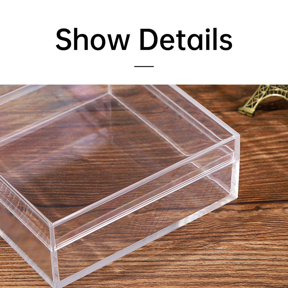 Elegant Storage with Acrylic Plastic Boxes - Perfect for Events