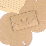 Kraft Paper Envelope 100 PCS Birthday Wedding Blessing Card