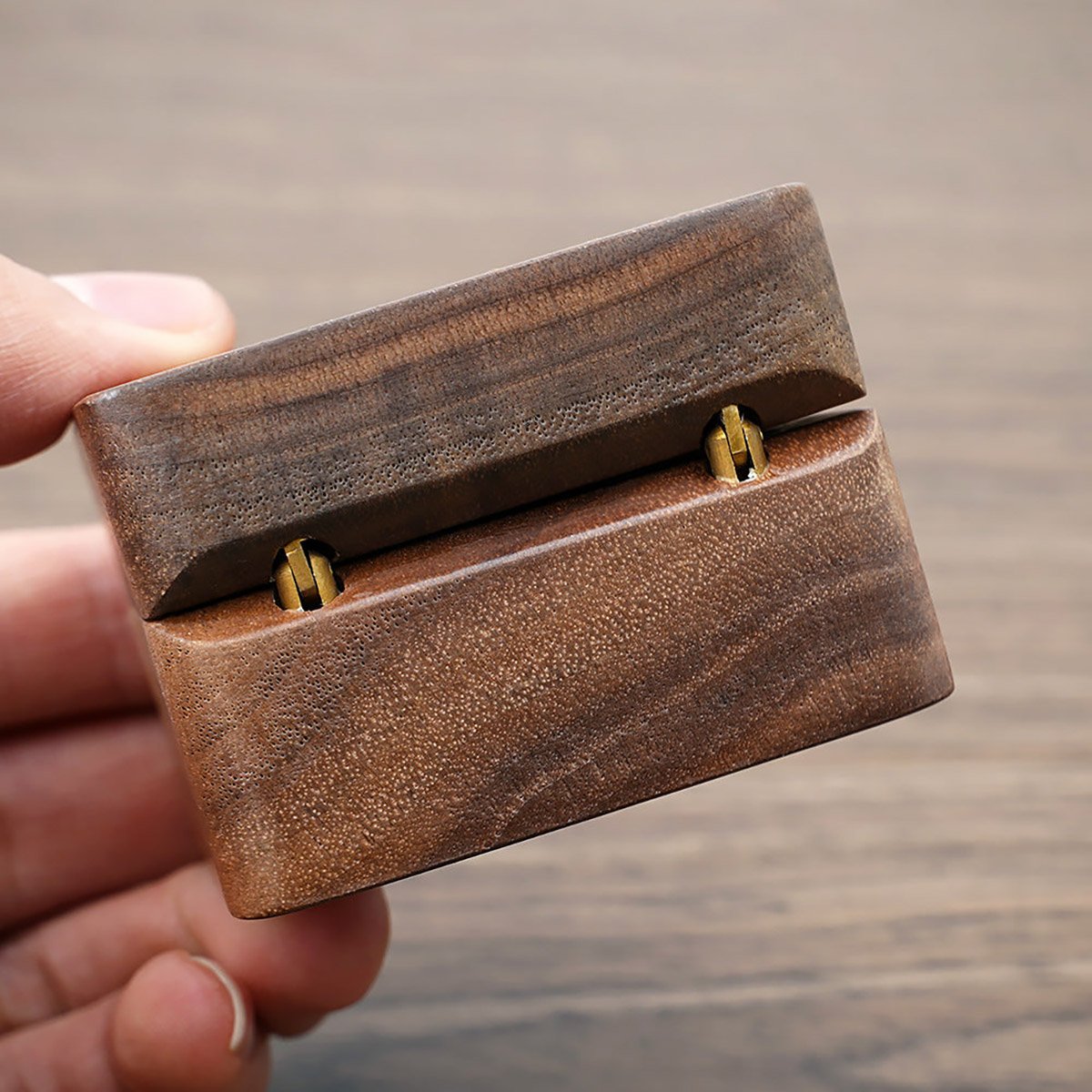 Wooden Ring Jewelry Box 1Pack