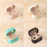 High-Quality Synthetic Leather Mini Jewelry Boxes for Travel Jewelry Boxes 5pcs