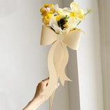 Bow Knot Flower Bouquet Boxes Durable Paperboard Elegant Floral Gift 10PCS