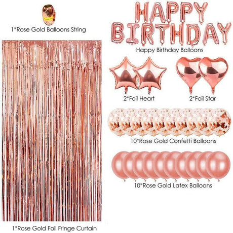 Birthday Balloons Party Decorations Sequin 1Set