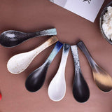 Ceramic Soup Spoons 5PCS