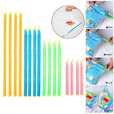 8/16/24PCS Kitchen Sealing Sticks Reusable Clips Lock Rod Bags Sealer