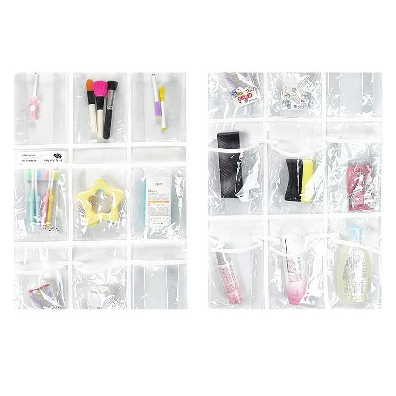 15 Pockets Waterproof Hanging Over the Door Organizer For Accessories Storage