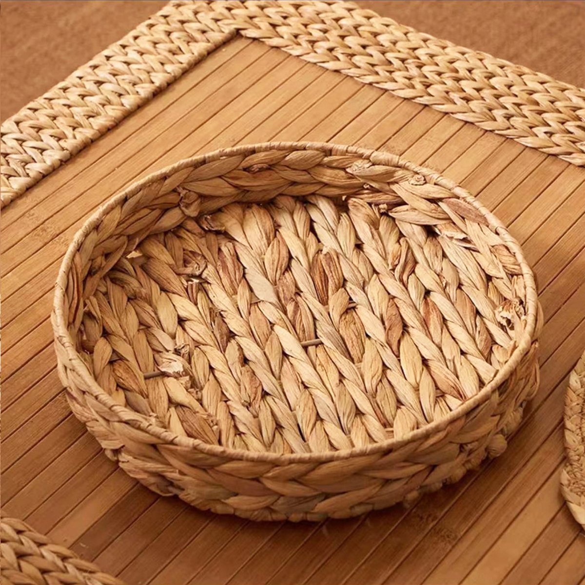 Woven Basket 2PCS Round