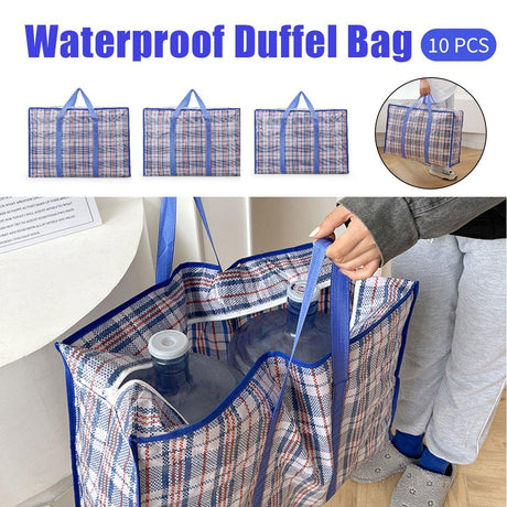 Large Waterproof Duffel Bag Storage 10PCS