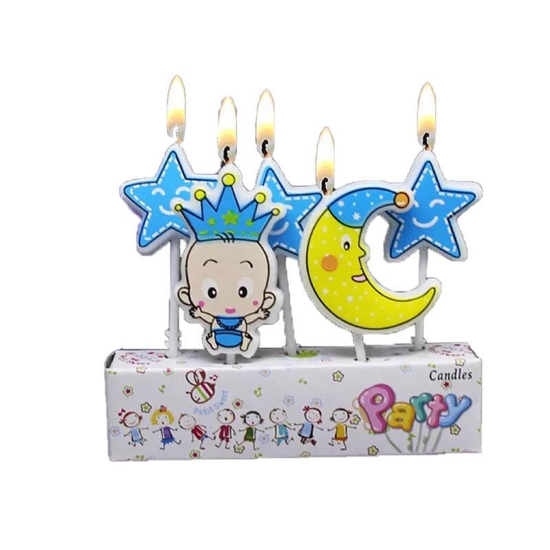 Birthday Cake Candles Party Decorations 1Set