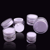 High-Quality Clear Acrylic Cream Bottles for Skincare Storage Acrylic Cream Bottles 10pcs