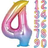 0-9 Number Foil Balloons 1 piece