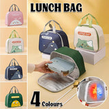 Cute Cartoon Lunch Bag Reusable Insulated School Lunch Box Cooler Tote Boy Girl