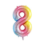 0-9 Number Foil Balloons 1 piece