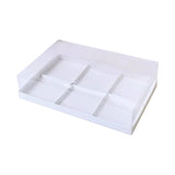 Pastry Packing Small Cake Box With Clear Lids For Donut Mousse Puffs 20pcs