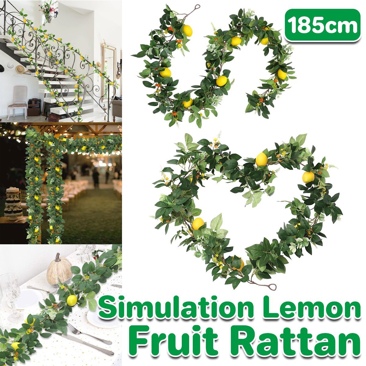 Simulation Lemon Vine 4PC