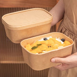 Kraft Paper Lunch Box 50PCS