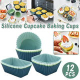 Silicone Cupcake Molds 12PCS