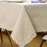 Rectangle Tablecloth Cover Dining Table Cloth Lace 1PCS