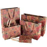 High-quality Kraft Vintage Paper Bags with Handles for Gifts 10pcs