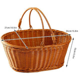 Rattan Picnic Woven Basket 1PC