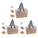 Grazing Boxes Kraft Paper with Clear Window for Outdoor Events 10 pcs