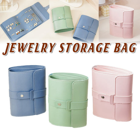 Jewellery Storage Bag Portable Organizer Pouch 3Colours 1PC