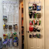 15 Pockets Waterproof Hanging Over the Door Organizer For Accessories Storage