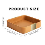 Leather Desktop Storage Tray 1PC