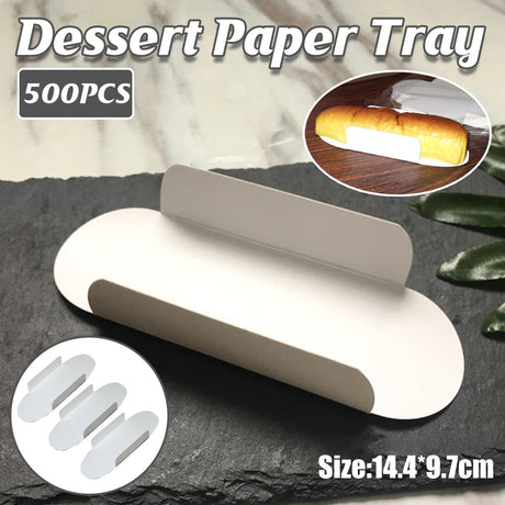 Food-Grade White Pastry Paper Holders 500 pcs for Cupcakes Muffins Pastries