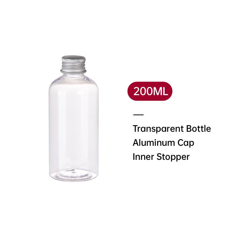 High-Quality PET Plastic Bottles with Aluminum Caps for Cosmetics 20pcs