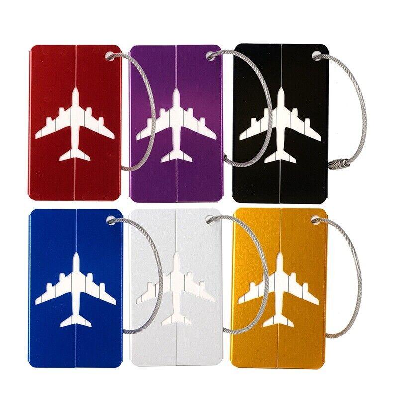 Aluminum Luggage Tags 6Colour 1PC