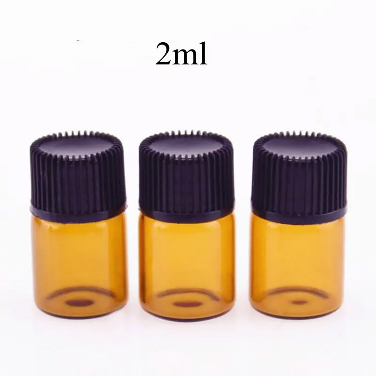 Amber Glass Bottle Essential Oils 5PCS