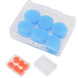 6PCS Soft Silicone Ear Plugs Comfortable Adjustable Sleep Anti Snore Moldable