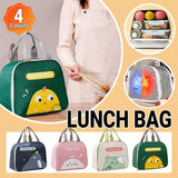 Cute Cartoon Lunch Bag Reusable Insulated School Lunch Box Cooler Tote Boy Girl