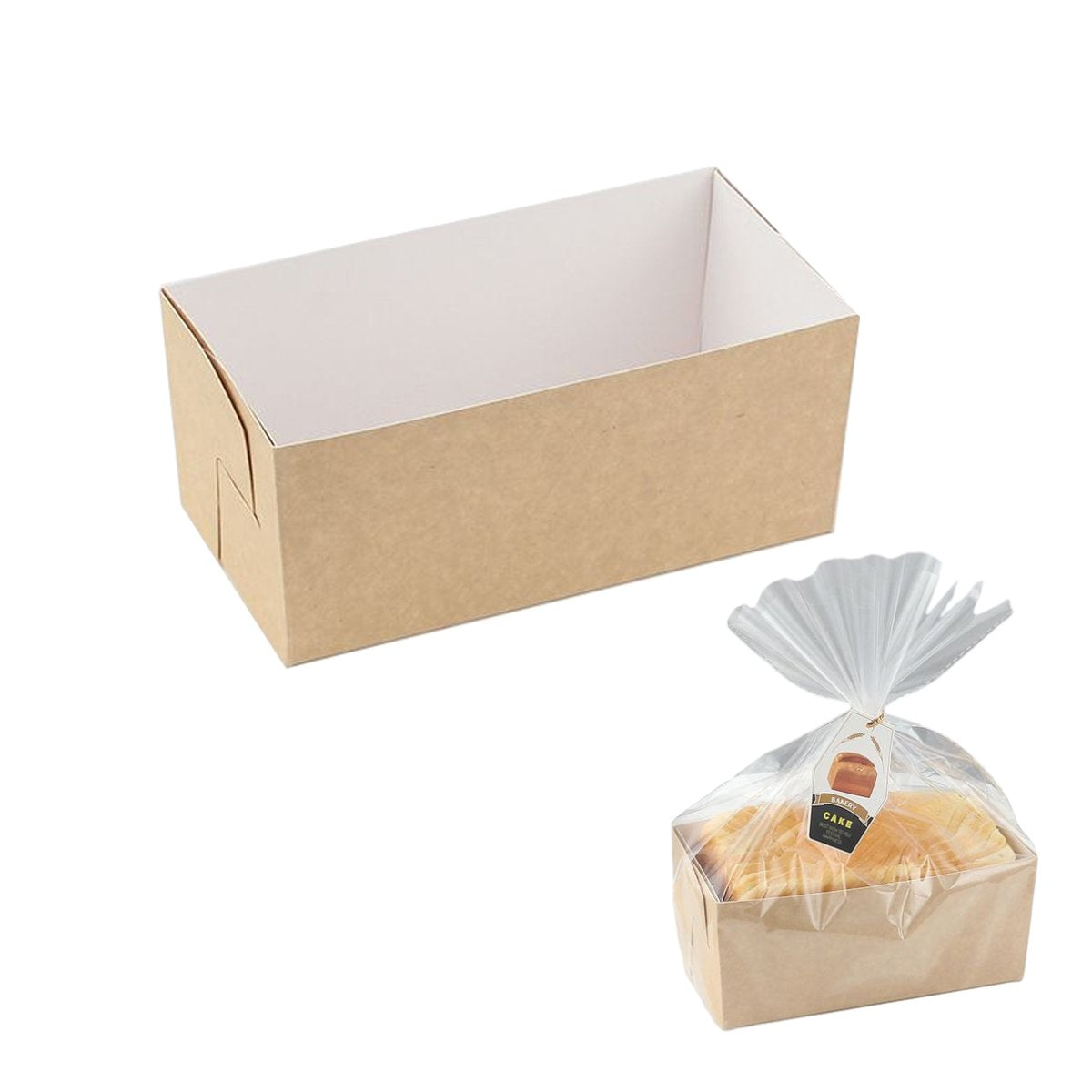 Cake Bread Bakery Packaging Box 100PCS