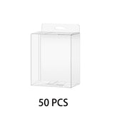 Transparent PVC Hook Gift Boxes 50PCS