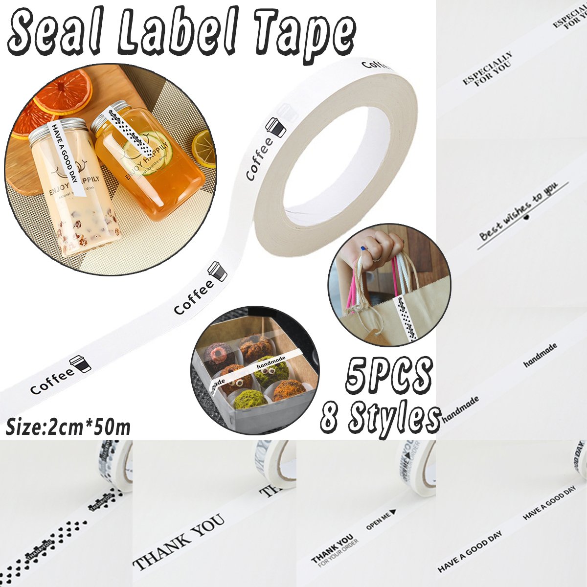 Sealing Tape High-Quality Variety 5 Pack for Secure Packaging