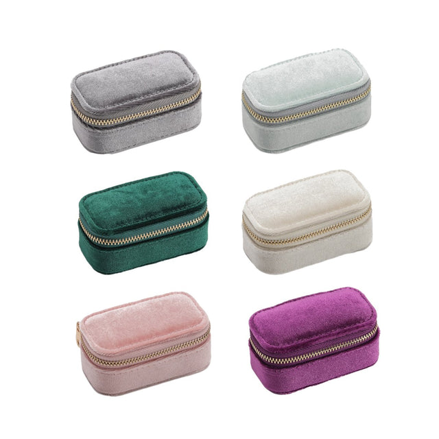 Keep your precious jewelry safe and stylishly stored with these Velvet Jewelry Storage Boxes.