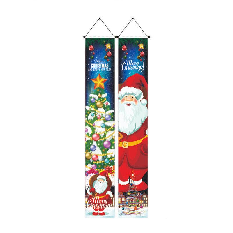 Door Banner Couplet Christmas Decoration 4Styles 1 Pair