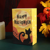 Halloween Creative Candy Treat Bags Kraft Paper Flat Pockets for Party Favors