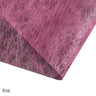 A selection of fabric sheets in various colors, including pink, white, brown, and blue.
