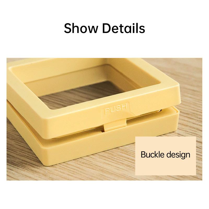 Jewelry Storage Boxes Plastic with PE Film Elegant Display 10pcs