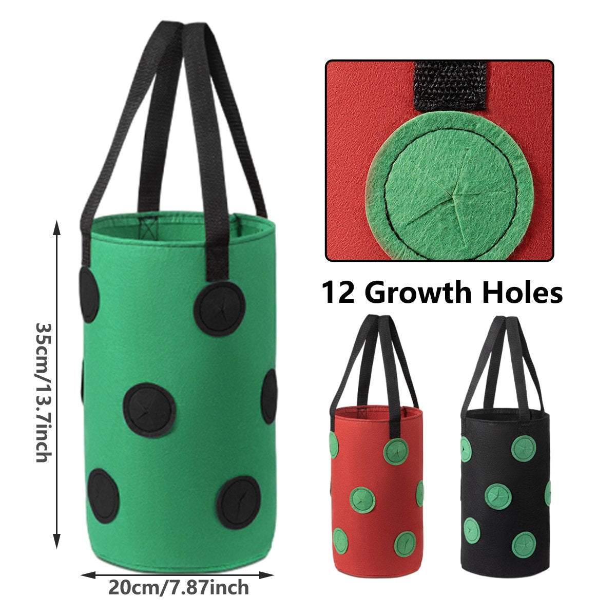 Hanging Planter Bags 3PCS