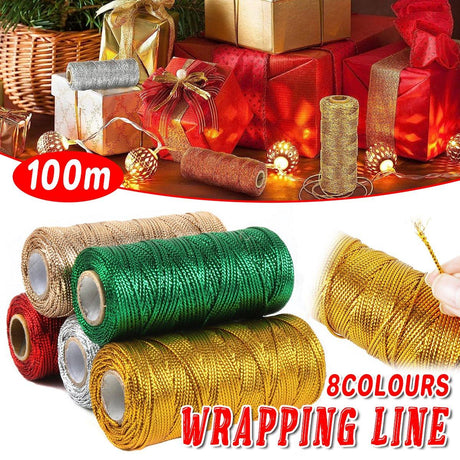 16Strand Tag Ribbons Wedding Craft Cord 100m