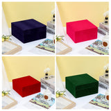 Velvet Wooden Gift Box Luxurious Multi-Colour Selection 1pc