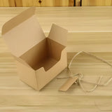 Eco-Friendly Kraft Paper Small Gift Boxes for Parties and Weddings 50pcs