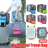 Durable Waterproof Nylon Lightweight Travel Duffel Bags for Storage 1pc