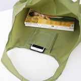 Durable Waterproof Foldable Fabric Reusable Grocery Bags 1pc