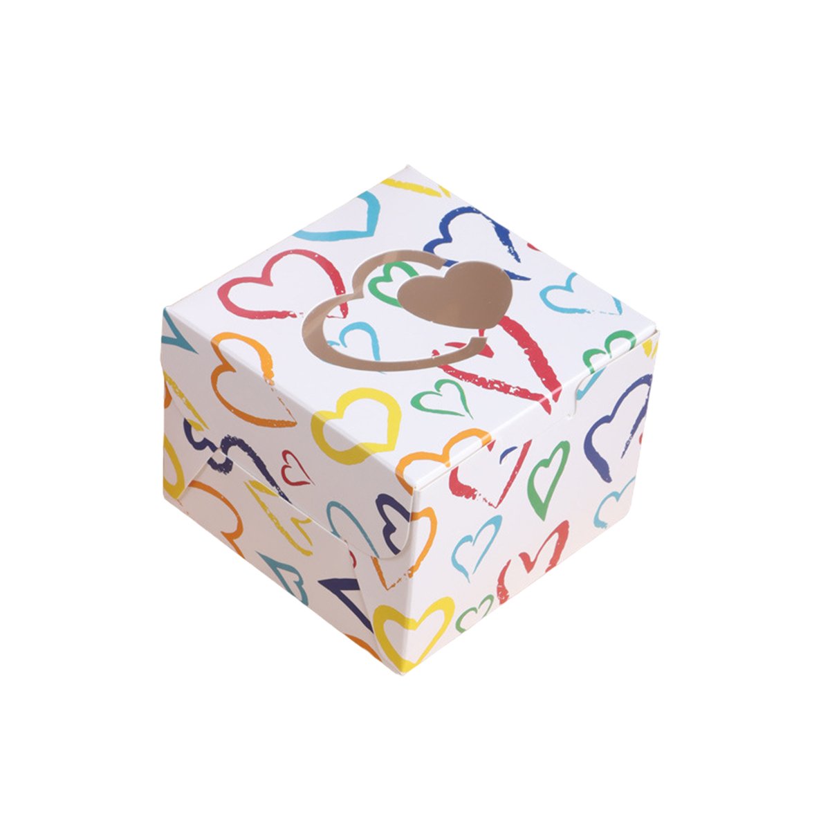 25PCS Large Square Colour Gift Boxes for Valentine's Day Surprise and Lucky Gift